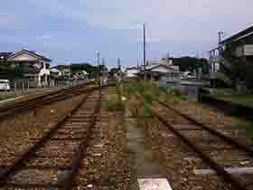 鵜殿駅構内新宮方　～廃線ニスト紀行～